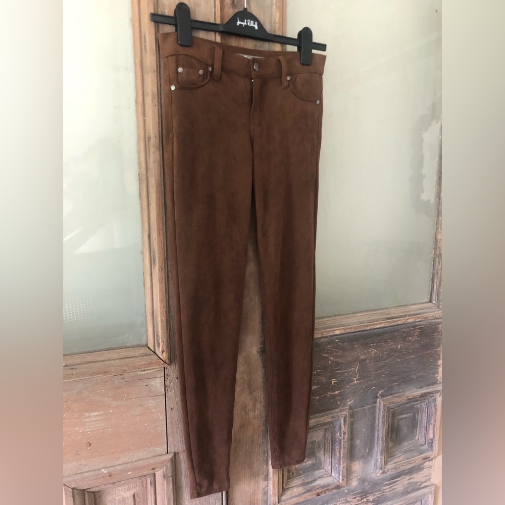 Faux Suede Pants